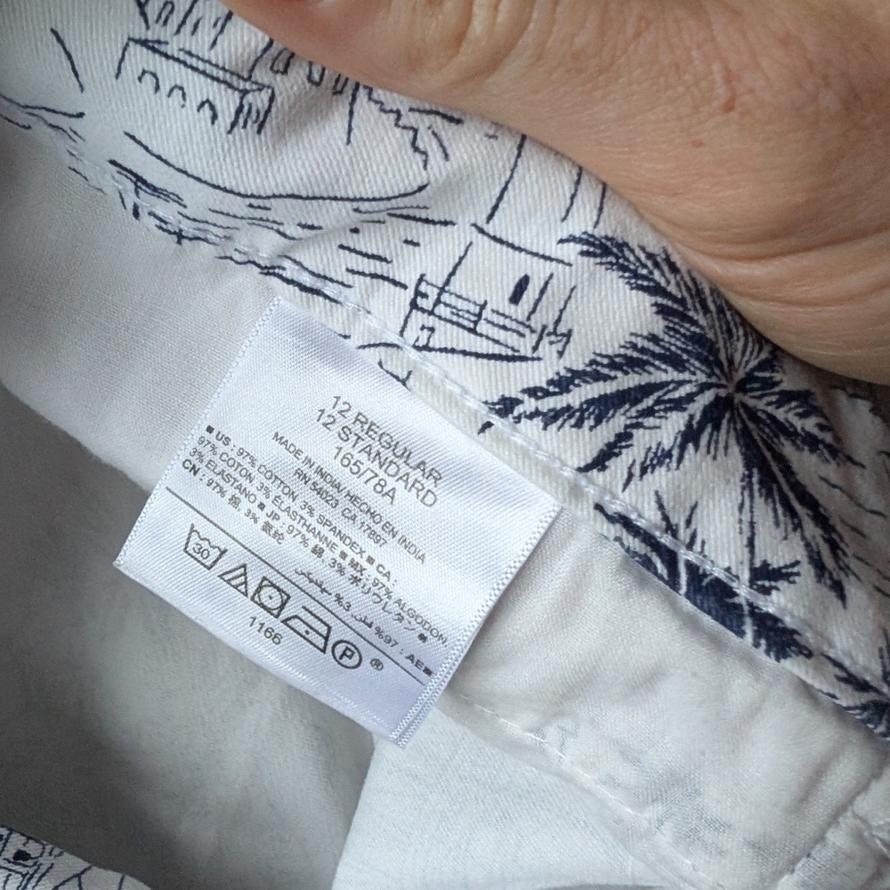 Old Navy Pixie 12 Regular Unique Ferris Wheel Tro… - image 6